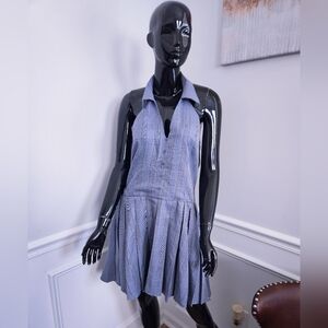 Fashion Nova Backless Blue Dress